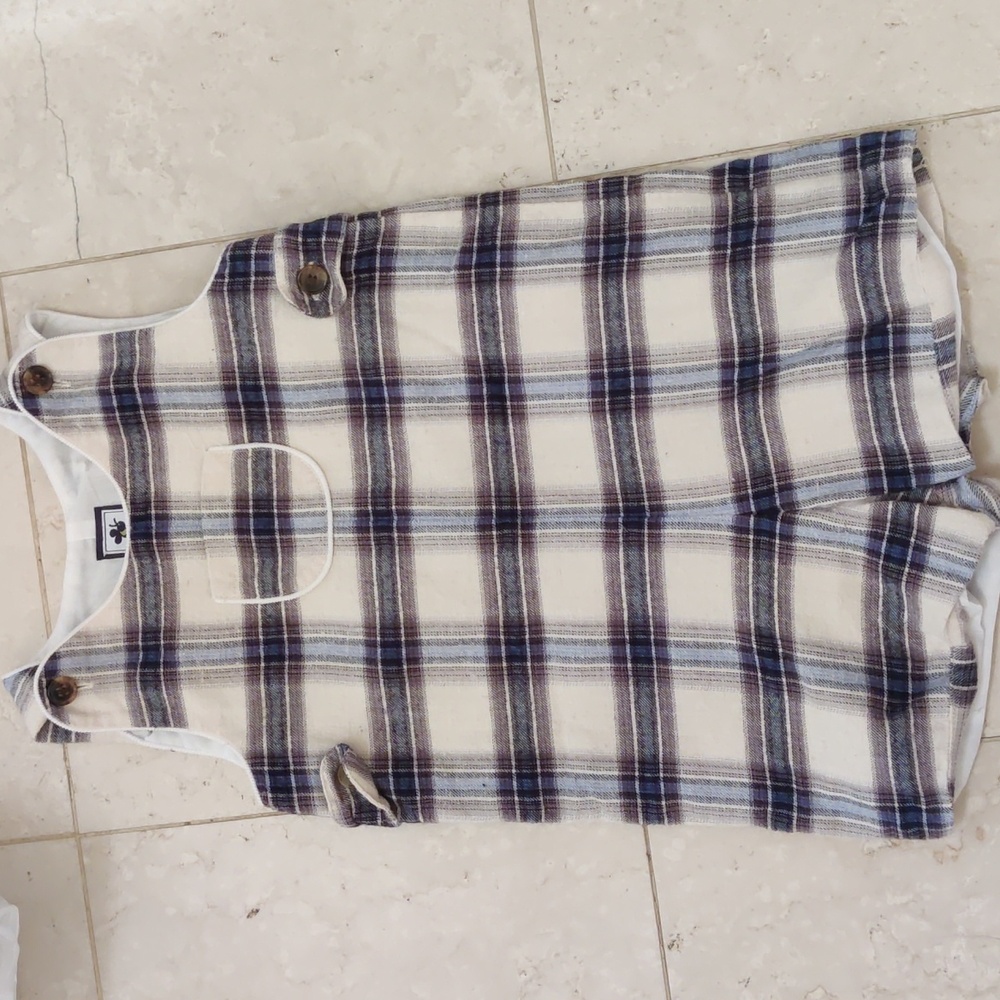 Busy Bees Nordstrom George Boys Romper NWOT 4
